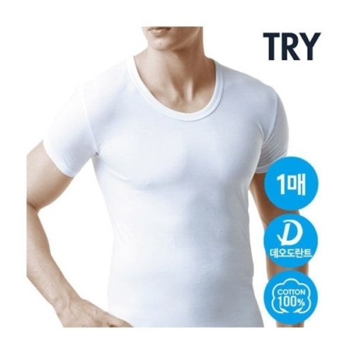 TRY 순면100 남성 데오 반팔 런닝 1종 110920 - 에누리 가격비교