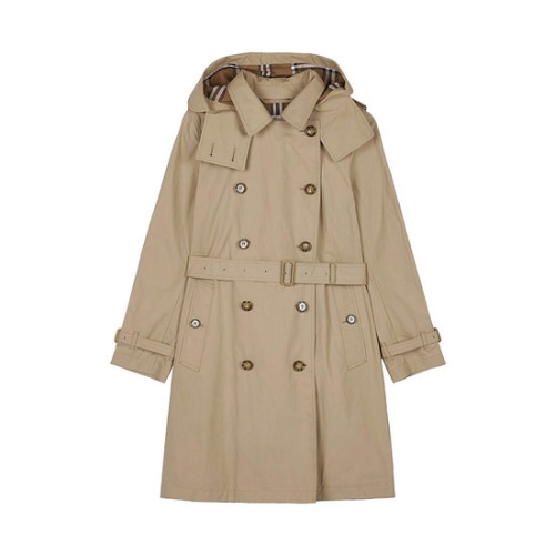버버리 여성 텔포드 후드 트렌치코트 8112223 A7026