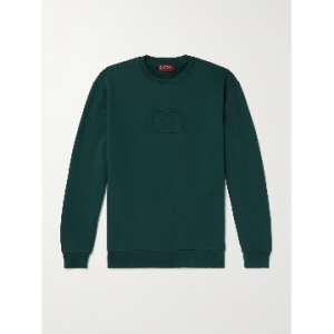 구찌 PURDEY Brown Winchester Corduroy and Knit Trimmed Quilted Padded She..