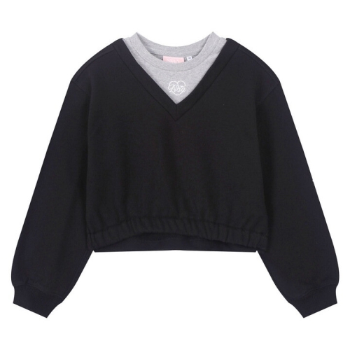 NBA-KIDS KIDS 여아 크롭 기모 맨투맨K254TS600P19