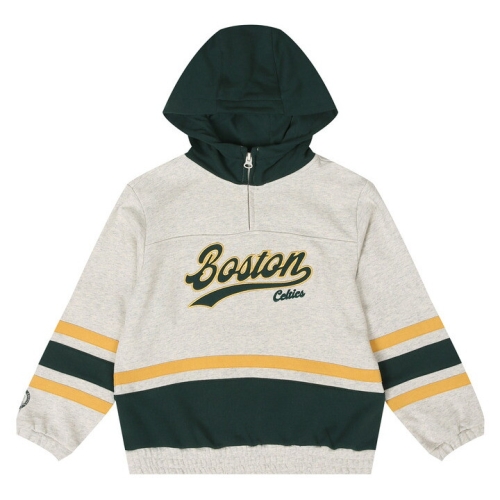 NBA-KIDS KIDS BOS 팀 컬러블록 후드 반집업K253TH140P80
