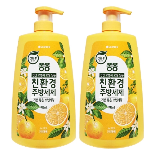 퐁퐁 친환경 주방세제 오렌지 980ml