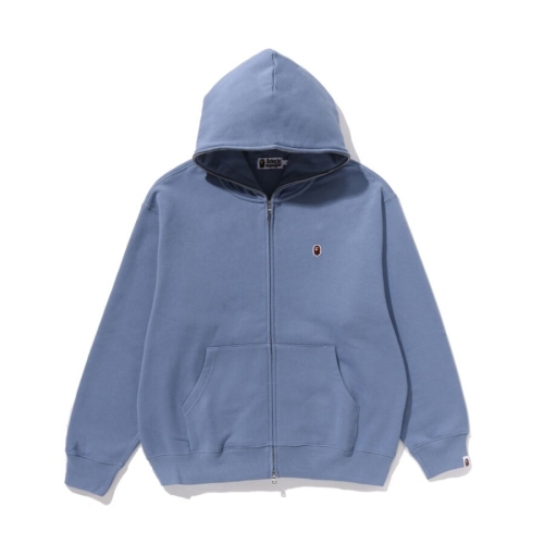 베이프 원포인트 풀집업 후드티 후드티셔츠 QK6523