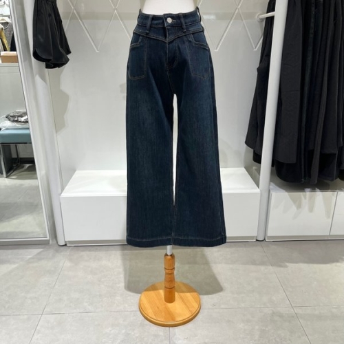 밸리걸 하이웨이스트 다크 데님 팬츠 614530_s