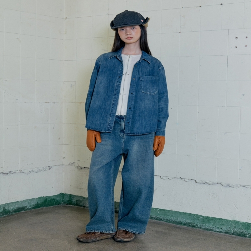 모노크롬 후버데님셔츠 M254ST12