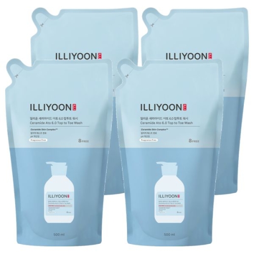 일리윤 세라마이드 아토6.0 탑투토 워시 리필 500ml