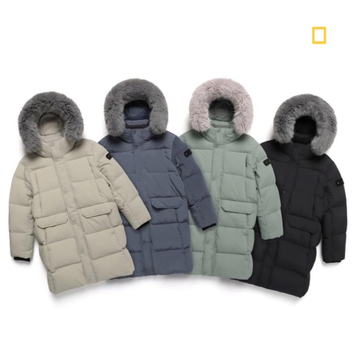 내셔널지오그래픽키즈 어드벤처 매너티 롱 덕 다운 점퍼 K244UDW250