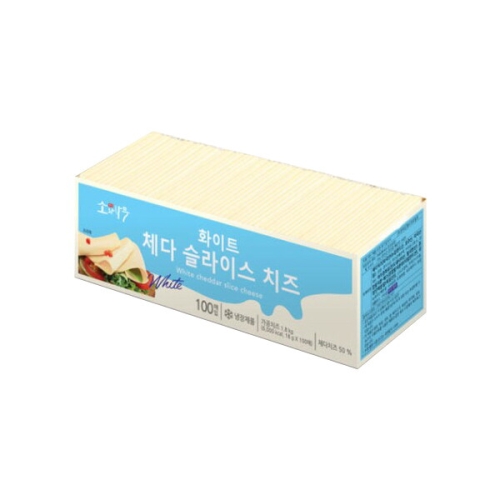 동원F&B 소와나무 화이트 체다 슬라이스 치즈 1.8kg