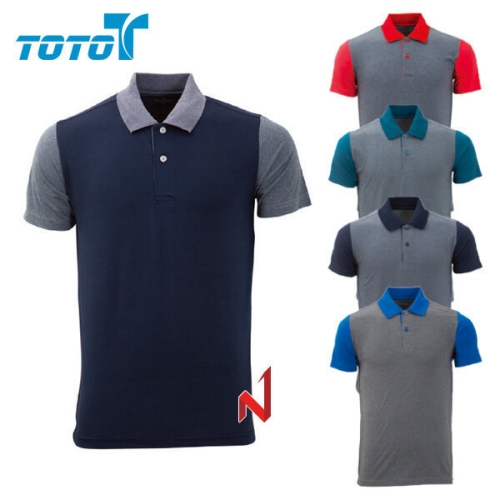 TOTO  반팔티 스판 배색 카라 TM-2102 5색상 공용