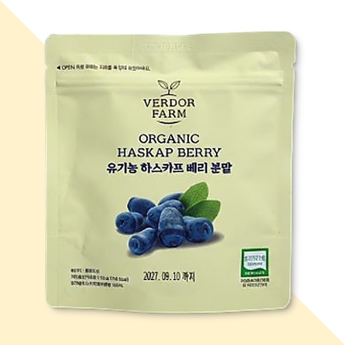 주영엔에스 베르도르팜 유기농 하스카프 베리 분말 30g