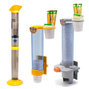 코끼리  국산 종이컵 디스펜서 홀더 수거함 업소용