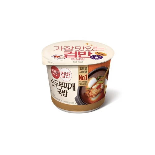CJ제일제당  햇반 컵반 순두부찌개국밥 173g
