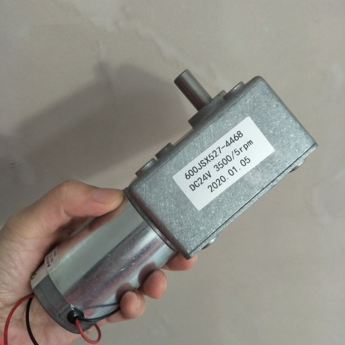 웜 기어 모터 600JSX527 4468 12V 24V 5RPM 120rpm