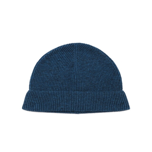 닥스 남성 블루 캐시미어 혼방 비니 DMHE5F031B2