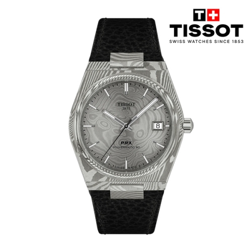 티쏘 남성 PRX 오토매틱 다마스쿠스 스틸 38mm_T137.807.96.081.00