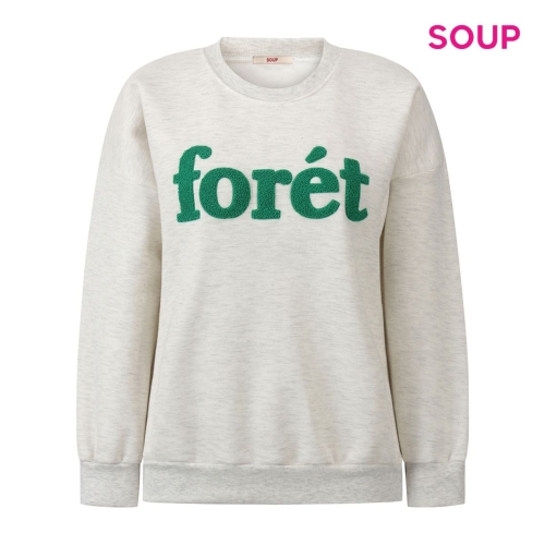 스위트숲 포렛 그래픽 기모 맨투맨 티셔츠 S5CLT07