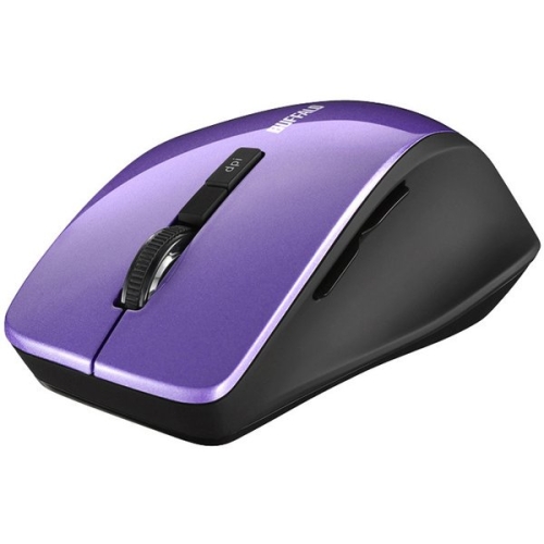버팔로  BSMBW328PU 무선 5 버튼 BlueLED 마우스 퍼플