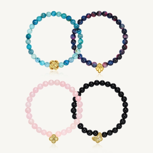 수앤진골드  위시 원석 팔찌 시리즈 4종 택1 0.31g