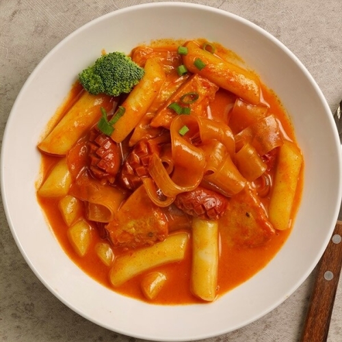 사계절 떡볶이 로제 매콤한맛 밀떡 510g