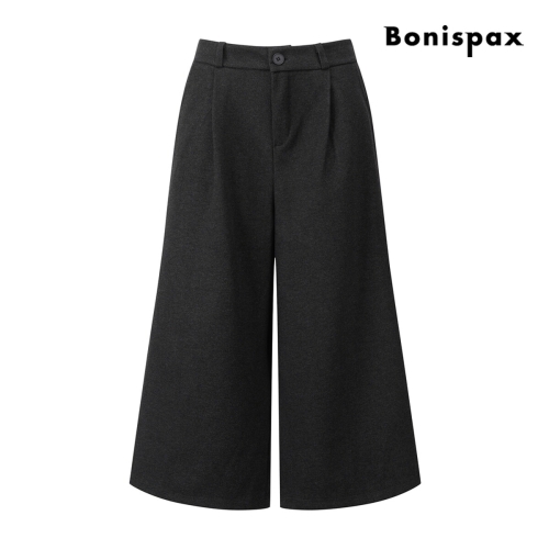 보니스팍스 와이드 기모 큐롯 팬츠 XPBPT012M0