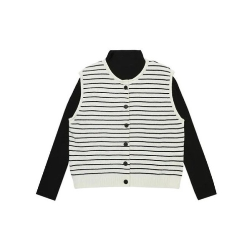 LAP 여성 스트라이프 니트베스트 티셔츠 SET AR7XW474