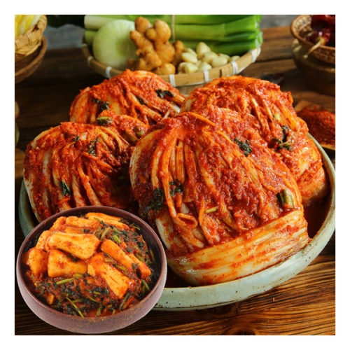 땅끝마을쌍둥이네김치 배추김치 8kg + 총각김치 2kg