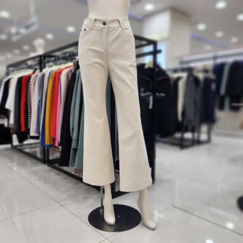 조이너스 여성 캐주얼 면 와이드핏 세미나팔 팬츠JAFU4WPL 220_US