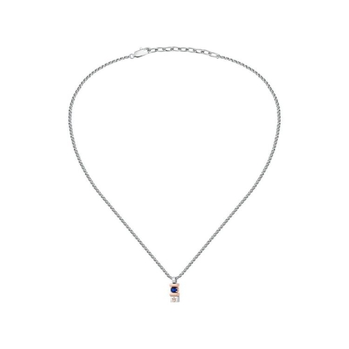 마세라티  남성용 목걸이 사파이어 펜던트 JM334AXO06 실버 450500mm