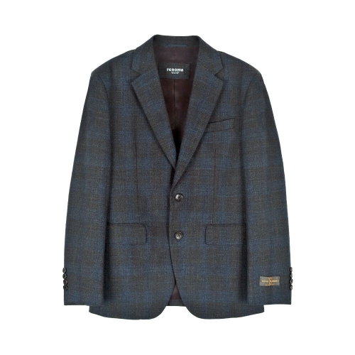 옴므 손드리오 면 셋업 자켓 네이비체크 RKDMCJ5996916