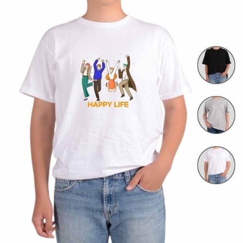 라이프스타일 애쉬오트밀 반팔티 소확행 힐링 2 WFG2R7K