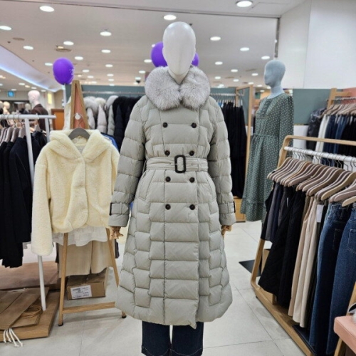 플라스틱아일랜드 폭스퍼카라 더블구스다운점퍼 PP4NZ164_DG