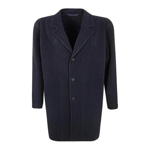 옴므 플리세 이세이 미야케 코트 HP48JD40275 Blue