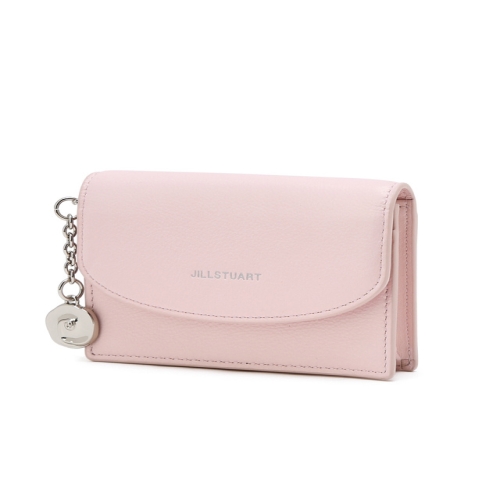 질스튜어트 여성 플라워참장식 소가죽 명함카드지갑 핑크 JAWA6E712P2