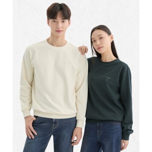 게스  ON 4color 유니 무테 삼각 자수로고 맨투맨 NP3KE403 2509273