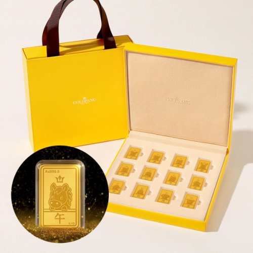 골드팡  24K 십이지신 골드바 선물세트 1.2g