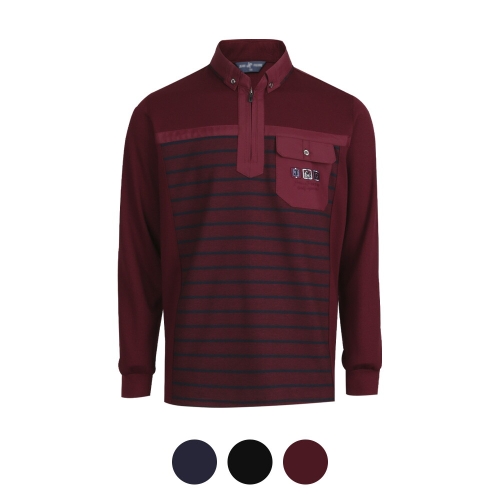 파파브로 기모안감 집업 카라넥 포켓 티셔츠 YD-KAK-26,7,8