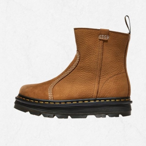 닥터마틴 제브잭 리거 레더 부츠 WL DESERT BROWN MILLED NUBUCK WP DMT42023200 2534828