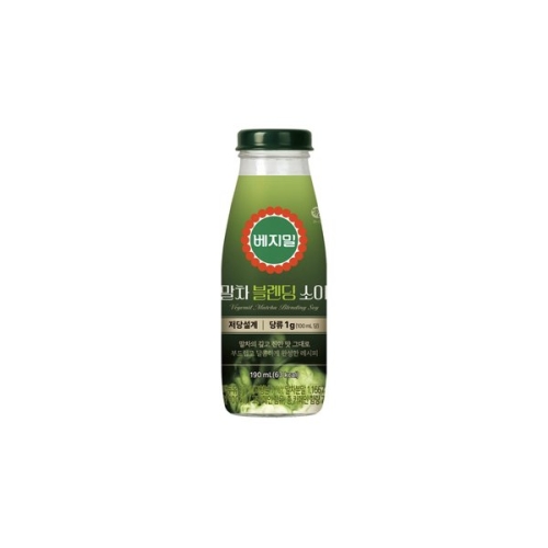 정식품 베지밀 말차 블렌딩 소이 두유 190ml