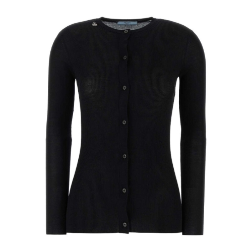 프라다 블랙 울 카디건 P25O06SOOO18PX F0002