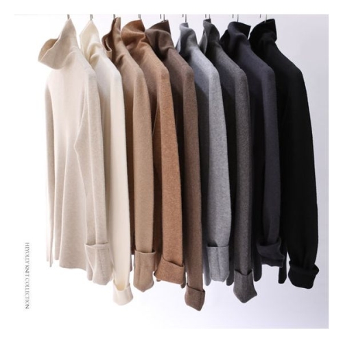 헤이올리 홀가먼트 클래식 폴라긴팔 니트스웨터 NHK093W 115056