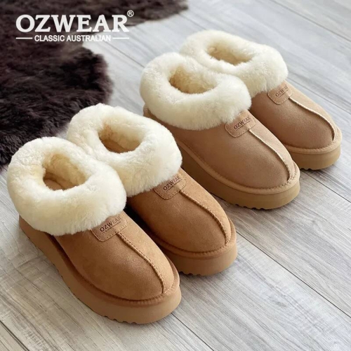 UGG 2023 OZWEAR 오즈웨어 플랫폼 퍼트리밍 앵클 부츠 3.5CM OZ808 839589
