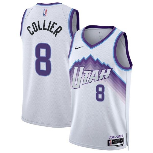 나이키  Isaiah Collier 유타 재즈 남여공용 스윙맨 저지 어소시에이션 에디션 화이트 11148238