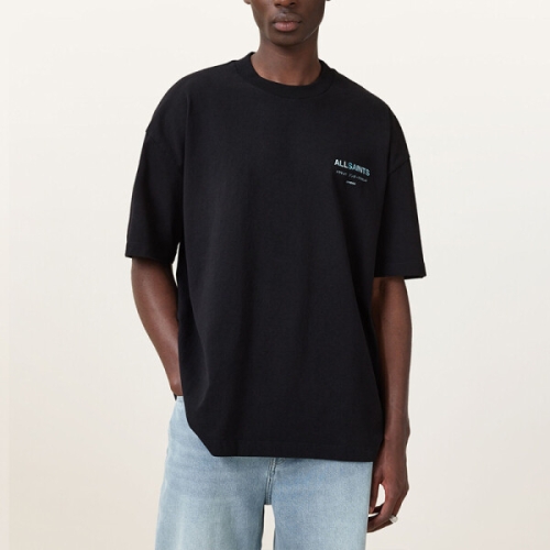올세인츠 영패션 남성 언더그라운드 크루 반팔 티셔츠 M071PB-6786
