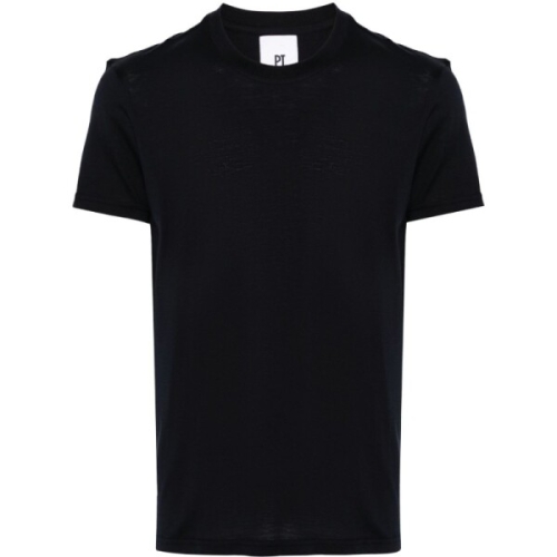 PT01 피티 토리노 블랙 크루넥 베이직 반팔 티셔츠 5STM050LEL01CD 0