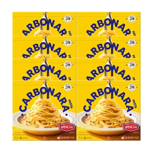 CJ제일제당  고메 까르보나라 생면파스타 250g