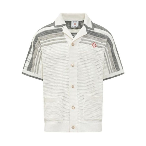 카사블랑카 긴팔 셔츠 MSP26KW933 01 WHITE GREY