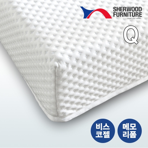 쉐우드가구 디파인 통 비스코젤 메모리폼 20T 매트리스 Q 퀸