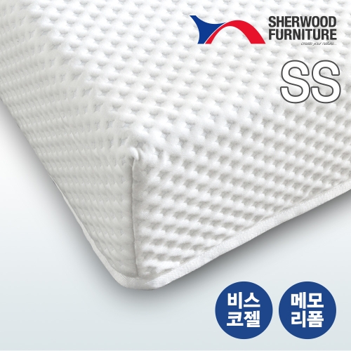쉐우드가구 디파인 통 비스코젤 메모리폼 20T 매트리스 SS