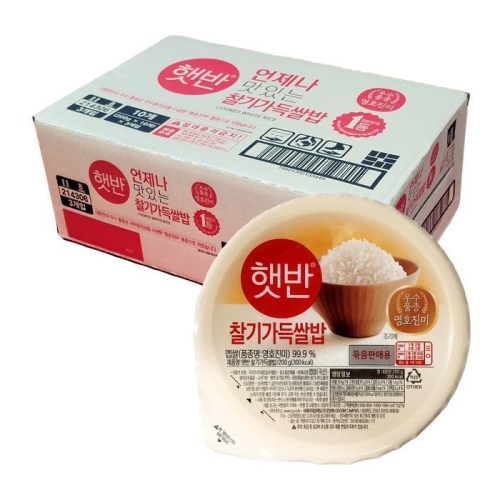 CJ제일제당  햇반 찰기가득 쌀밥 200g