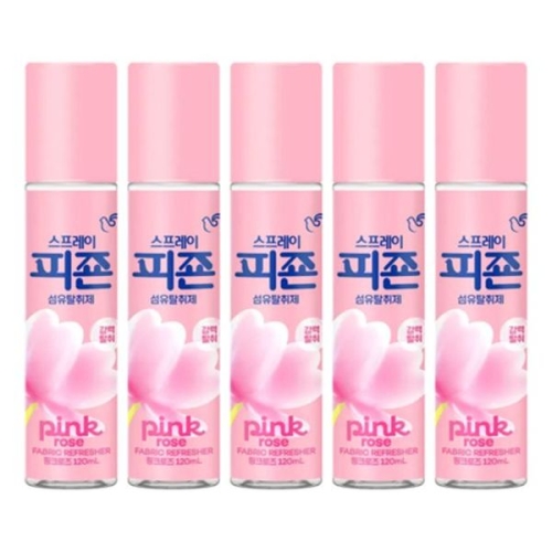 피죤 섬유탈취제 핑크로즈 120ml
